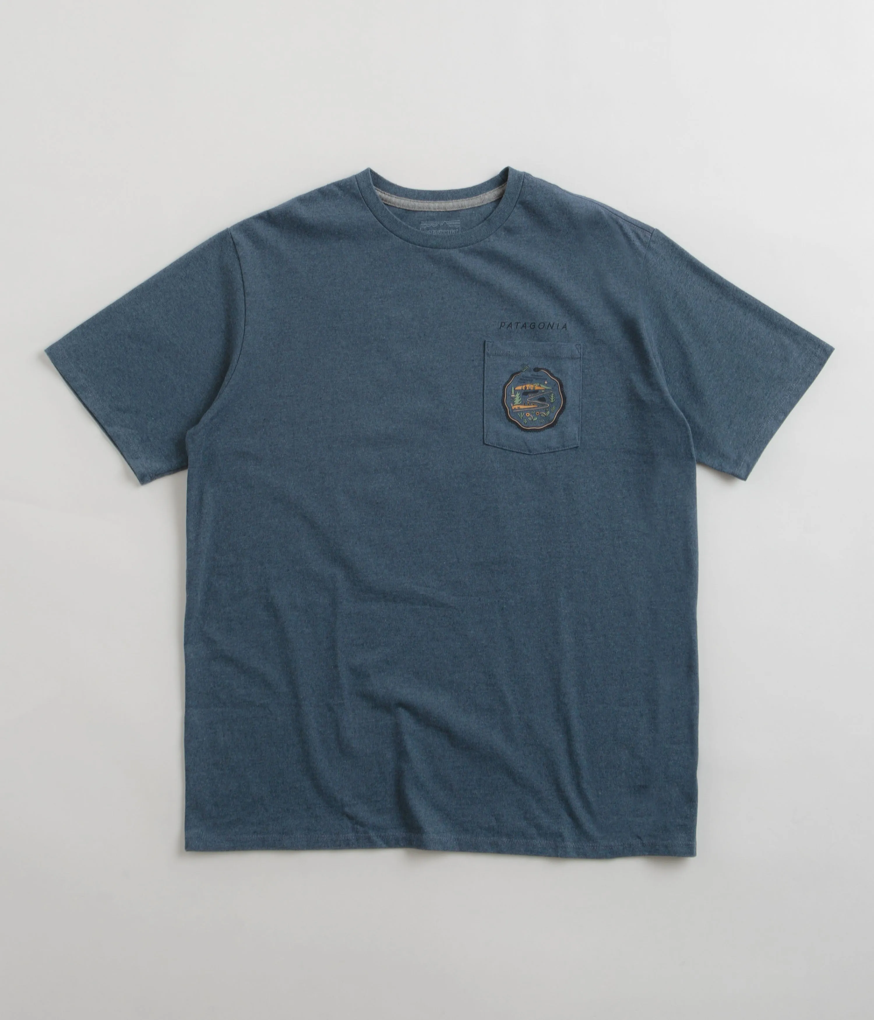 Patagonia Commontrail Pocket Responsibili-Tee T-Shirt - Utility Blue