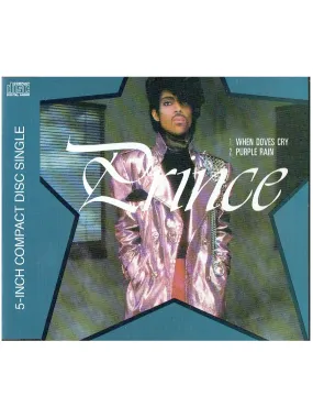 Prince – When Doves Cry Purple Rain CD Single 5 EU Preloved: 1990