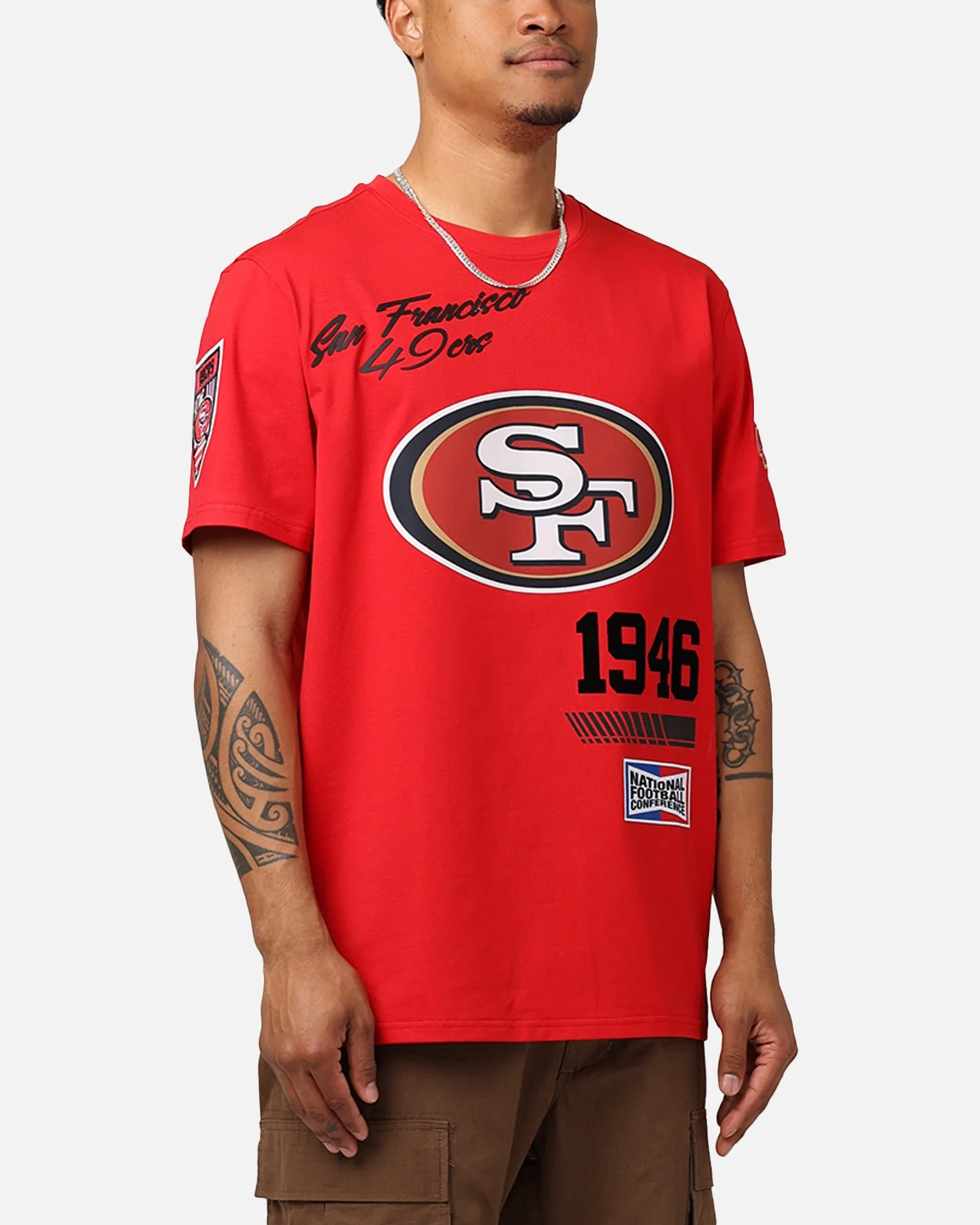 Pro Standard San Francisco 49ers Fast Lane SJ T-Shirt Red