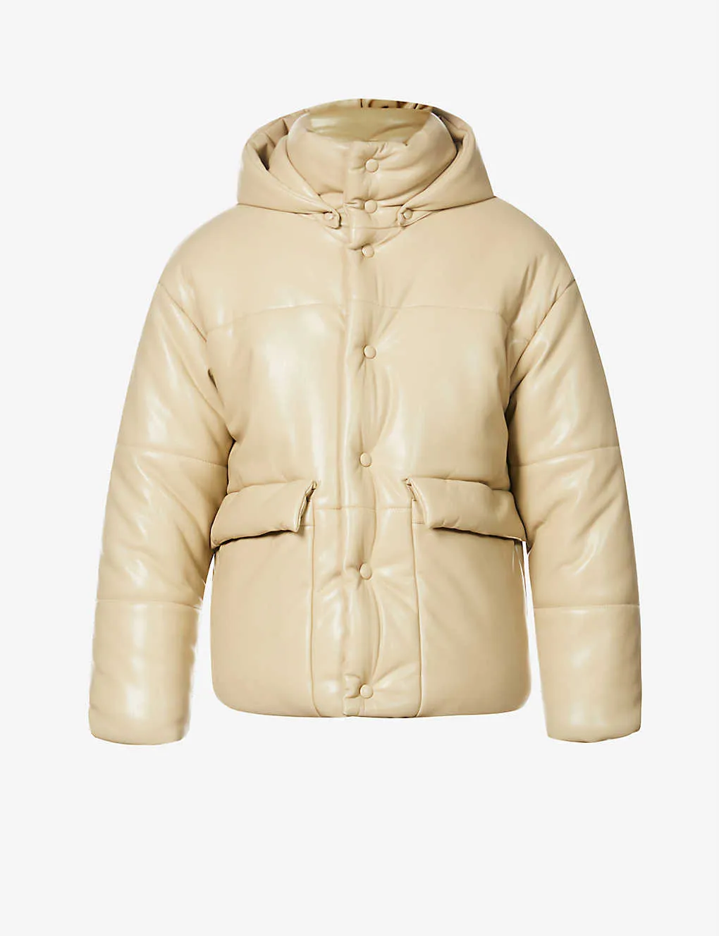 Quilted Padded Shell Hooded Puffer Jacket - The Puffer Jackets