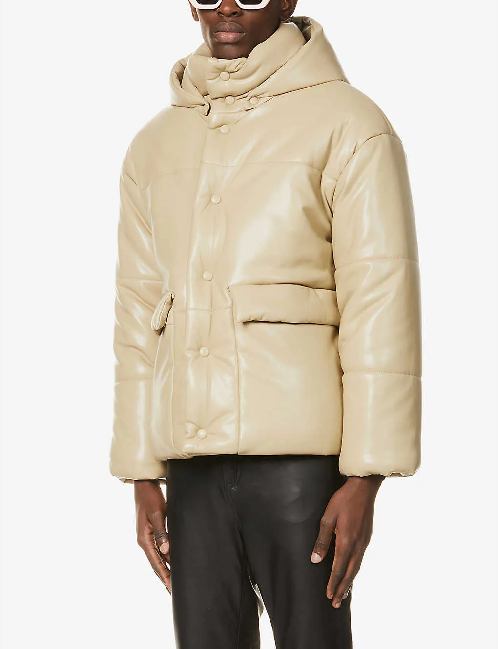 Quilted Padded Shell Hooded Puffer Jacket - The Puffer Jackets