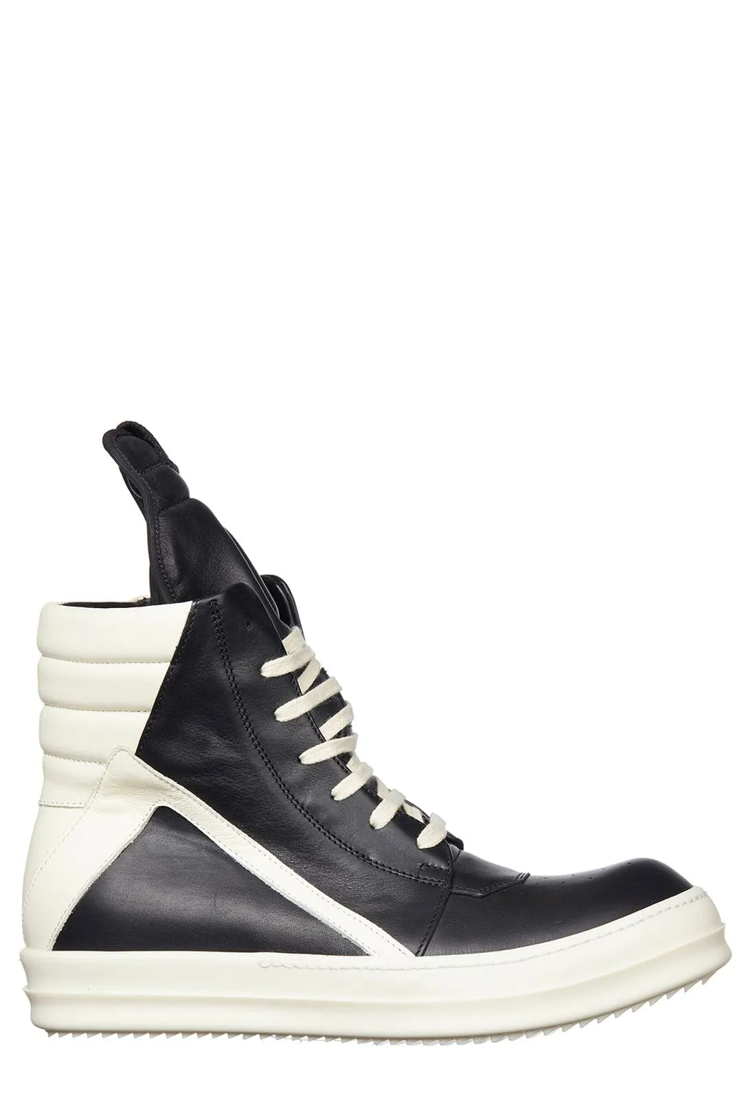 Rick Owens Geobasket Lace-Up Sneakers