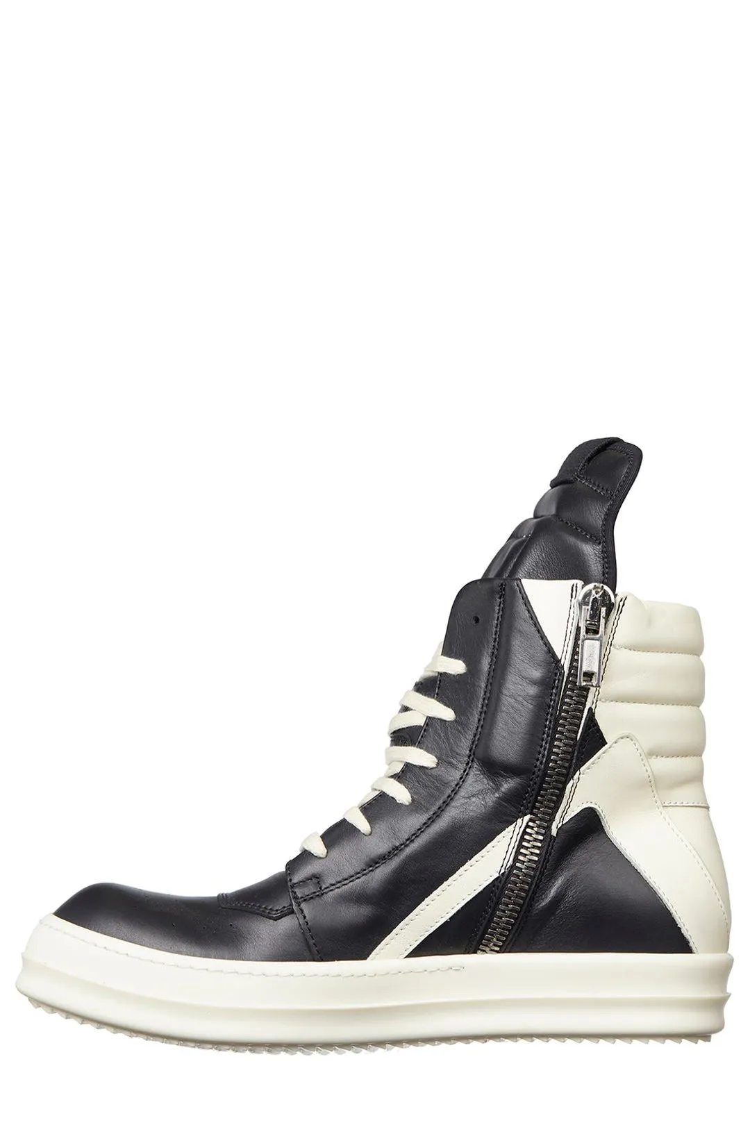 Rick Owens Geobasket Lace-Up Sneakers