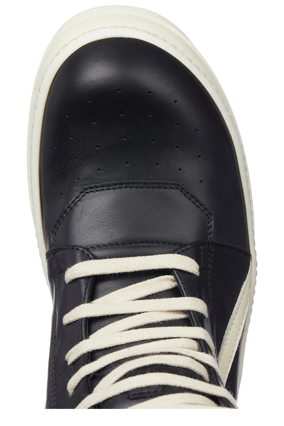 Rick Owens Geobasket Lace-Up Sneakers