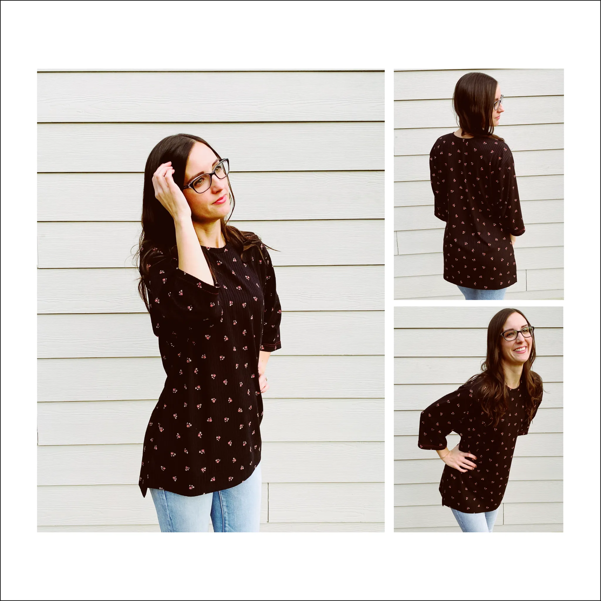 Split Hem Dolman Tunic + Dress | Adult Size S0c-L1c | Beginner Level Sewing Pattern