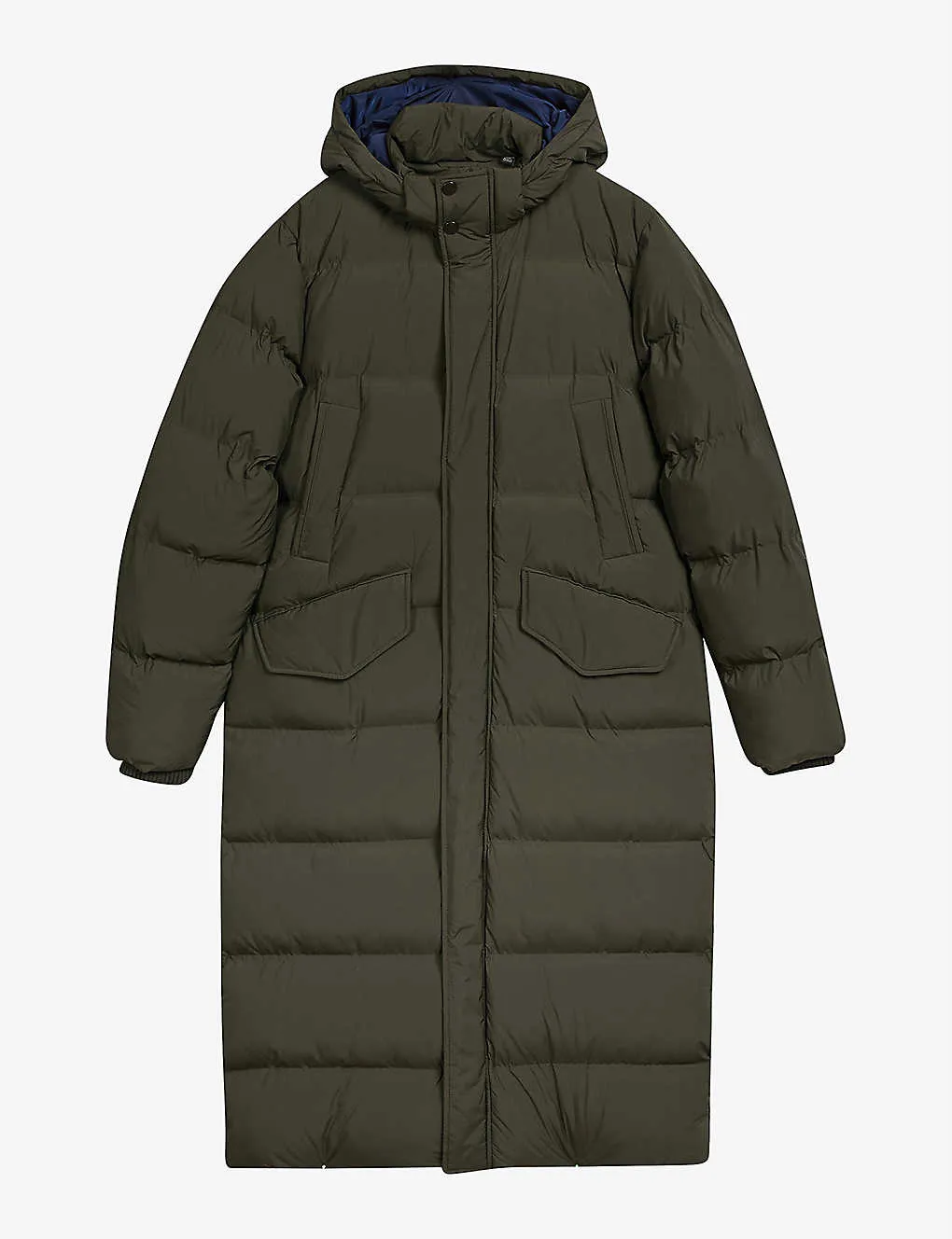 Superg Padded Shell Long Coat | The Puffer Jackets