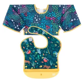 Swap Pocket Bib: Jungle & Animal Prints