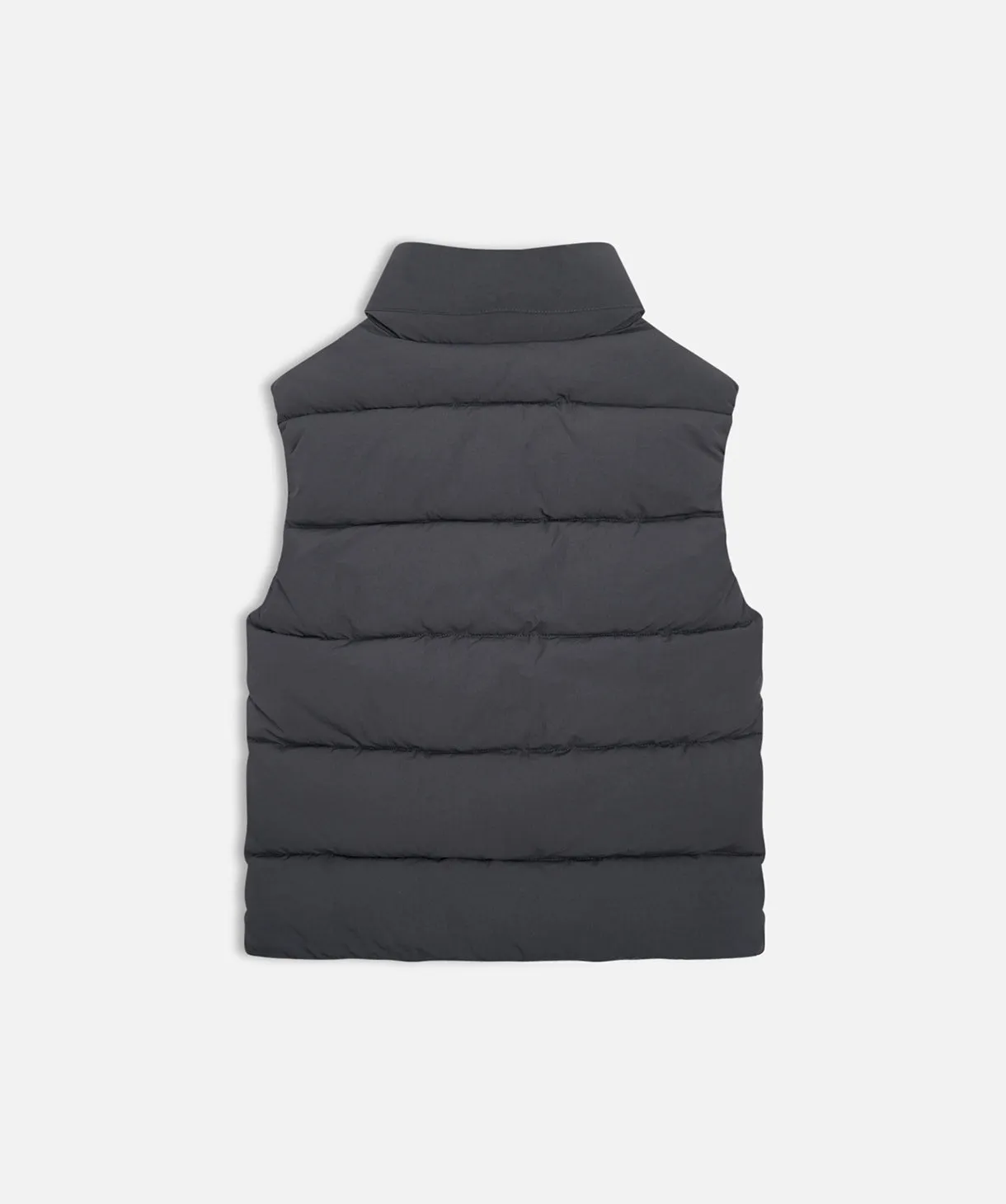 The Chester Puffer Vest - Washed Black