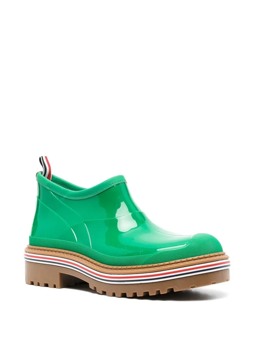 THOM BROWNE - Rubber Boots in Green