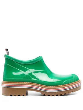 THOM BROWNE - Rubber Boots in Green