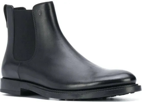 Tod's leather ankle boots Black