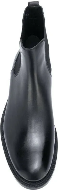 Tod's leather ankle boots Black