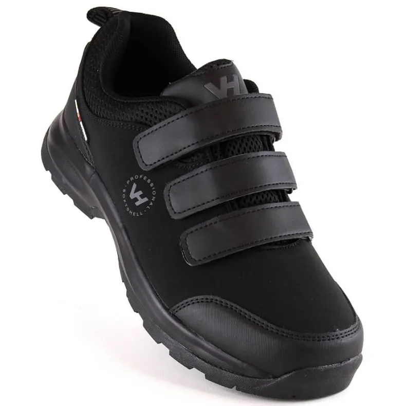 Vanhorn W WOL168 velcro trekking shoes, black