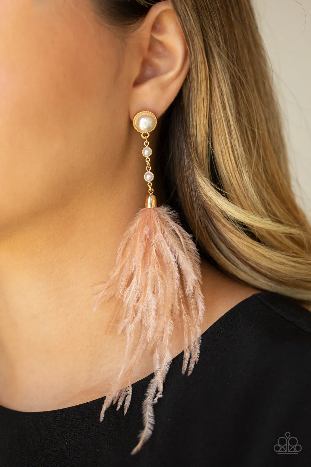 Vegas Vixen Gold-Earrings