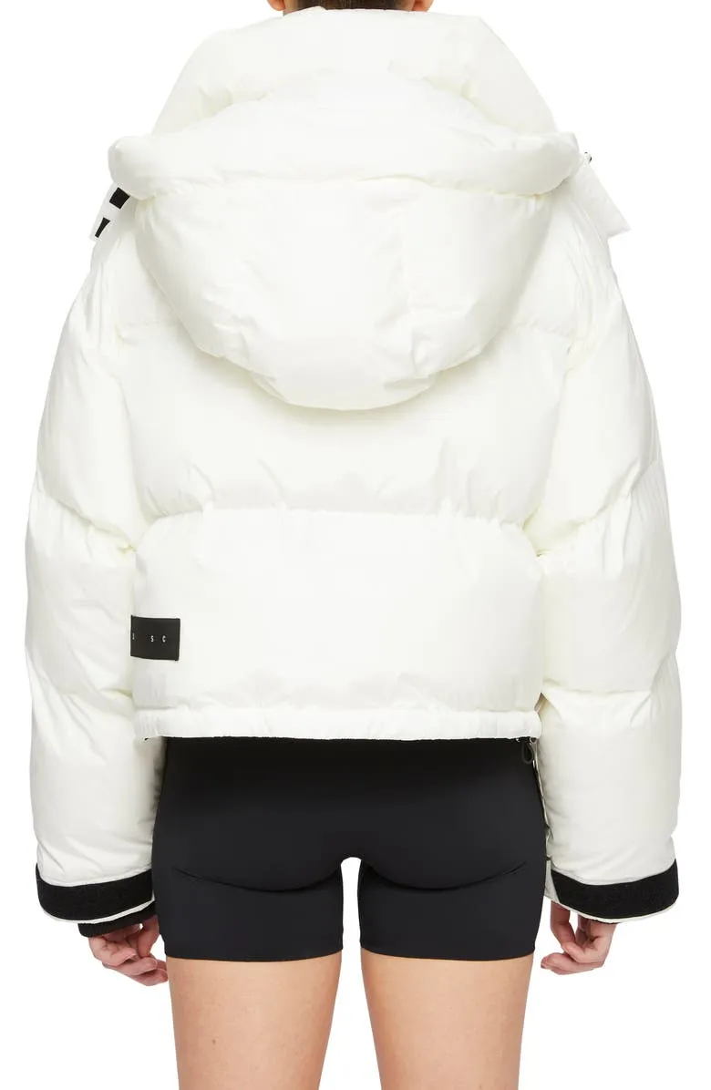 Willow Nylon White Puffer Jacket - The Puffer Jackets