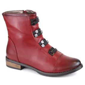 Women's red insulated boots Jezzi