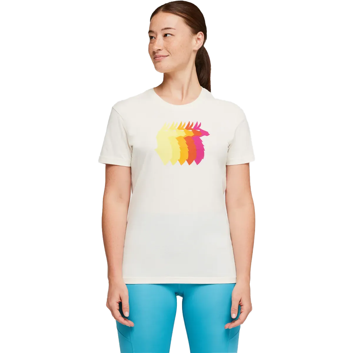 Women's Llama Sequence Organic T Shirt