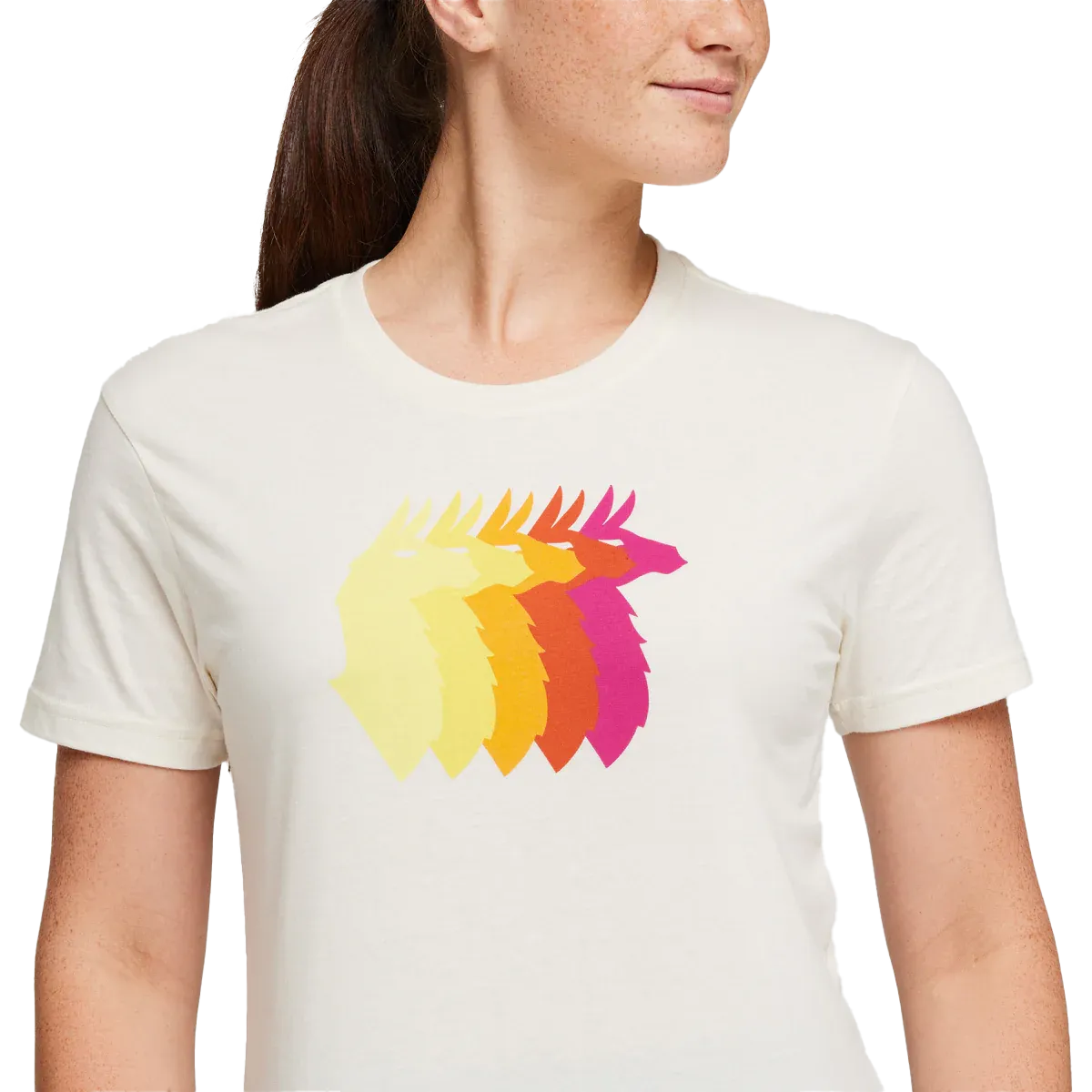 Women's Llama Sequence Organic T Shirt