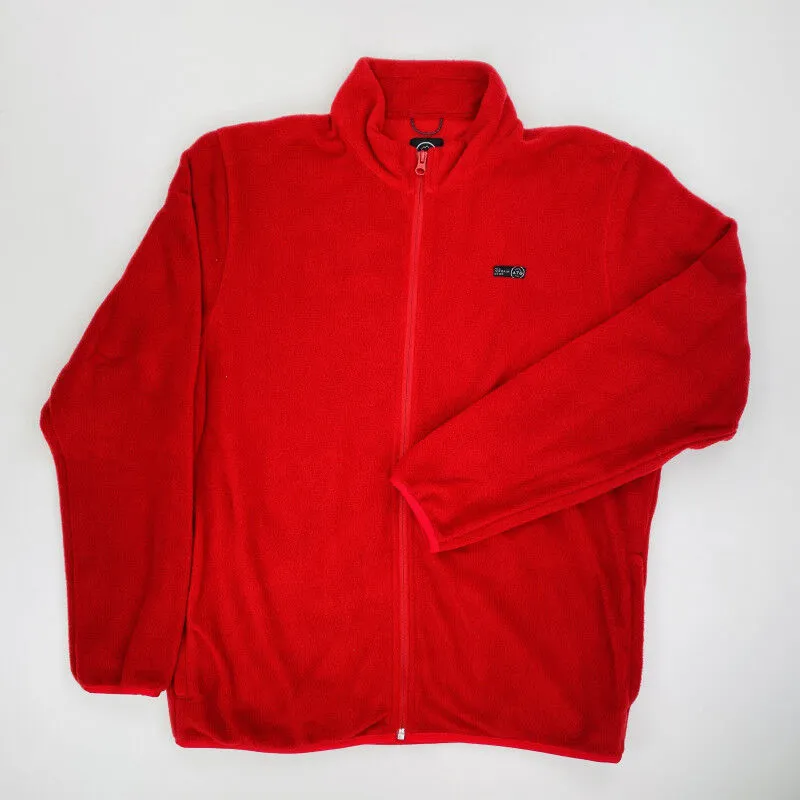 Wrangler  Adams Fleece Fullzip - Felpa con cappuccio di seconda mano - Uomo - Rosso - M